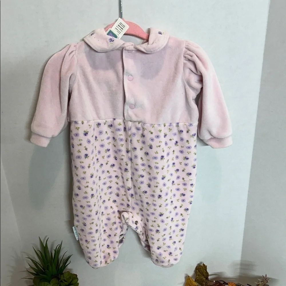 Floral Pink Kids One Piece